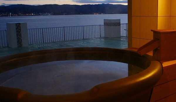 しんじ湖展望　貸切露天風呂