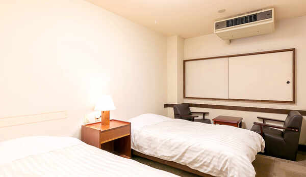 【柳の館】洋室ツイン(喫煙・風呂無・眺望無)