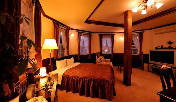 【本館】ガーデン側DXダブルベッドルーム