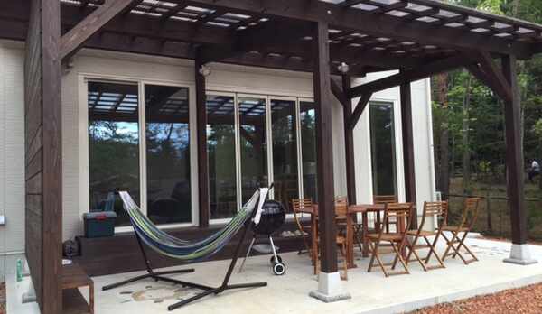 そよかぜ棟BBQテラス