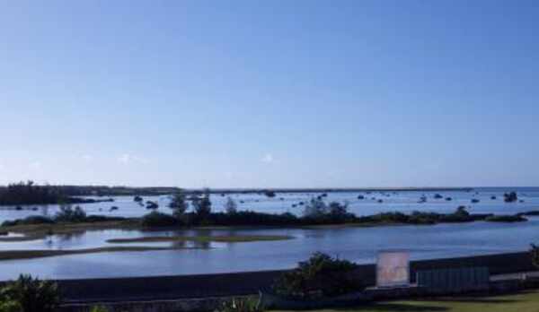 客室バルコニーからの眺め