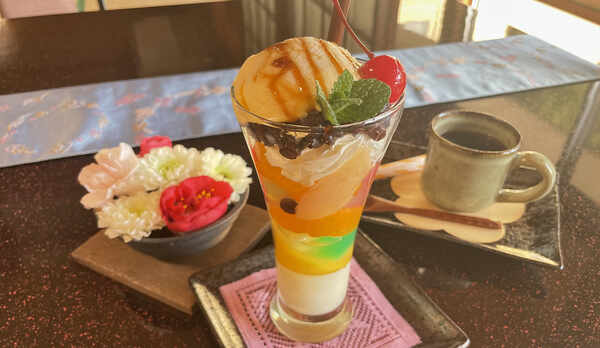 【お寺喫茶・パフェ】お寺喫茶の定番メニュー！