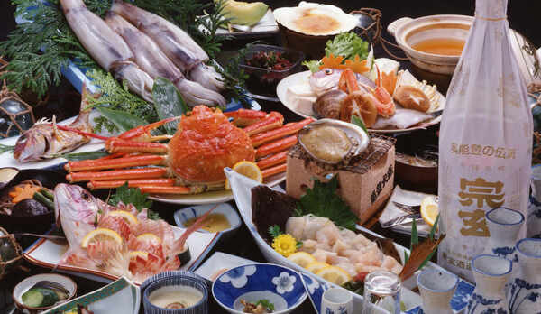 *【お料理一例】近海で獲れた魚介類をご提供します。自然流だから能登の味そのものを堪能できます。