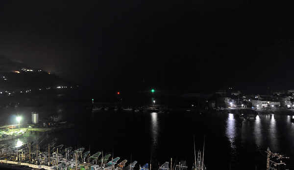 展望温泉風呂からの夜景