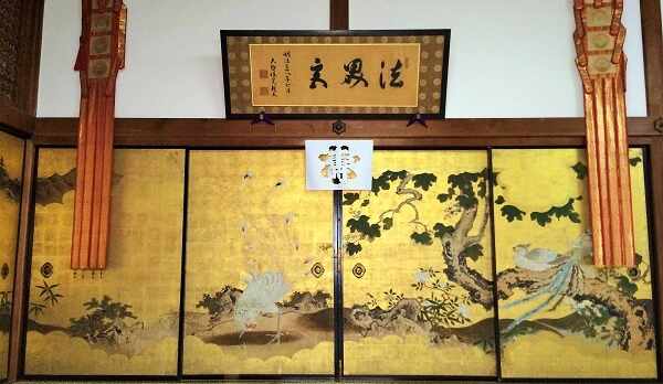 持仏前広間の襖絵