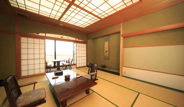 展望露天風呂付客室一例