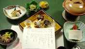 会席料理　例