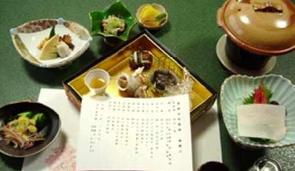 会席料理　例