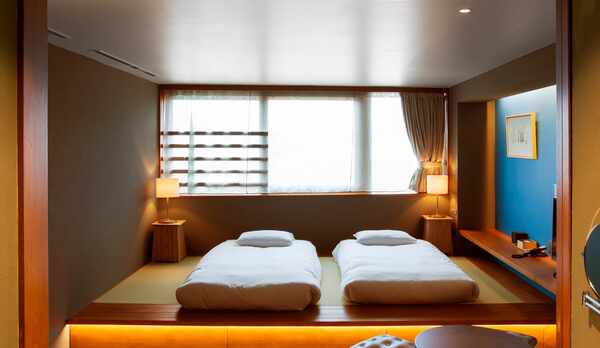 タタミ　バスルームからの景色