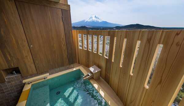 【禁煙】燦里（さんり）客室露天風呂＜富士山眺望＞