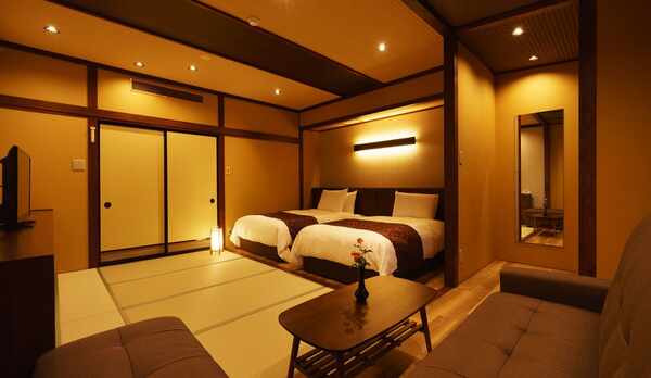 シモンズベット【和モダン】客室 禁煙（45平米）の一例