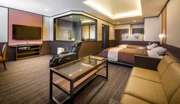 【ふらり】デラックスバス・シアターツインルームの一例