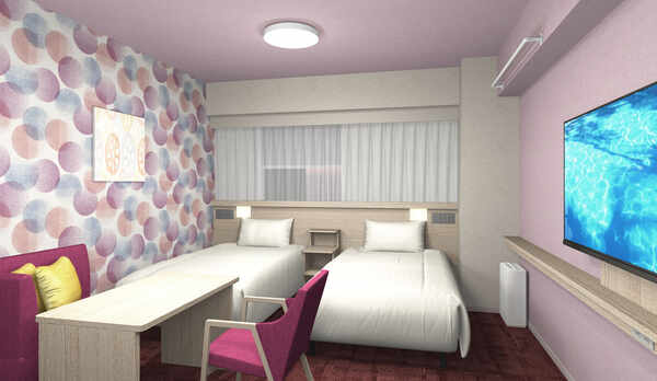 スタンダードツイン 洗濯機・レンジ付