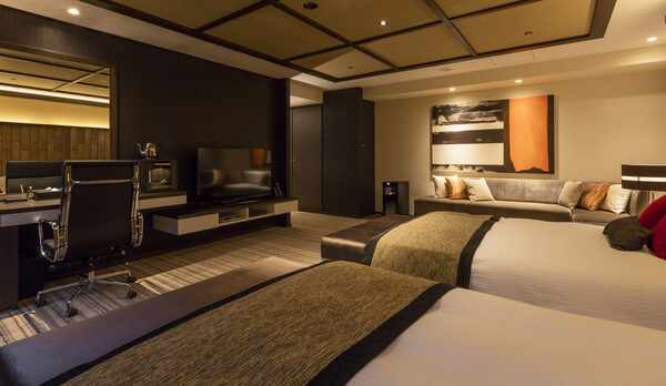 ■スイートルーム/44.1㎡の広々した客室。こだわり抜いた特別な空間でお寛ぎください。