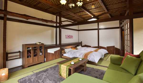 *【部屋(新しい部屋)】森のせせらぎに耳を傾けながら、のんびりとお寛ぎ下さいませ。