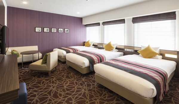 スタンダードトリプル＜21㎡/ベッド幅120cm＞