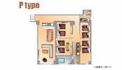 Pタイプ間取り図　※一例です。