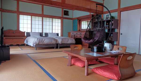 3階和洋室オーシャンビュー広いテラス付き