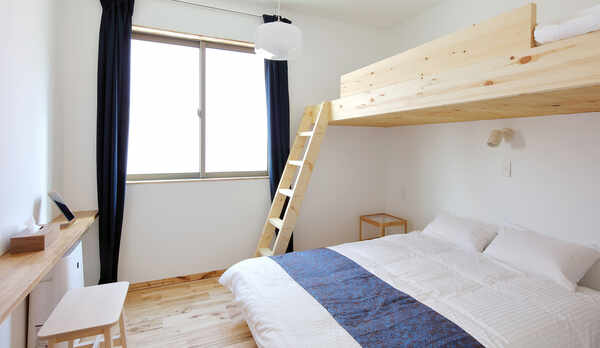 ・【ロフト付ダブルルーム】プライベート感を重視したい人にオススメ