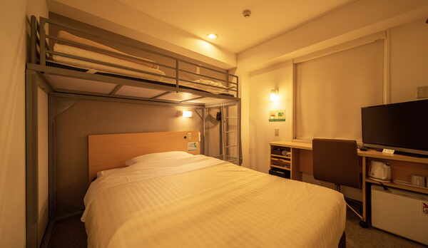 2段ベッドはお子様に大人気♪定員は年齢に関わらず2名まで♪