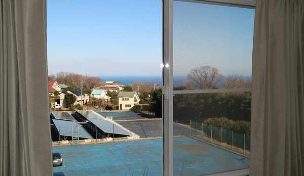 東側（シングルベッドルーム、ツインベッドルーム和室）の眺め