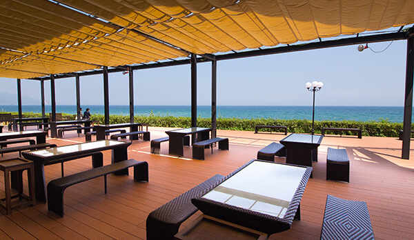 レストランテラス席