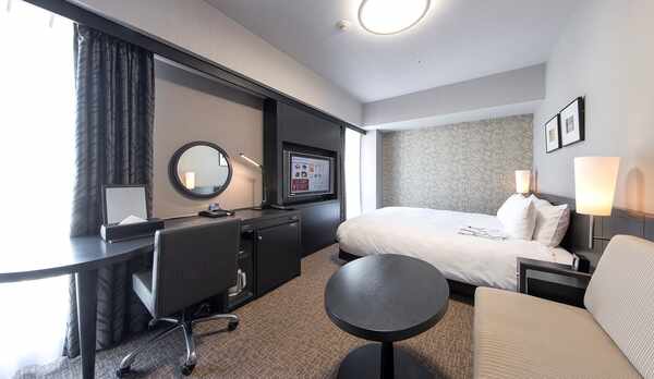 デラックスダブルルーム◇23㎡◇ベッド幅170cm