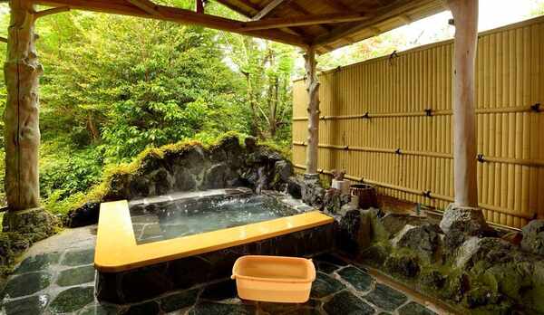 貸切で湯浴みを・・・温泉露天風呂