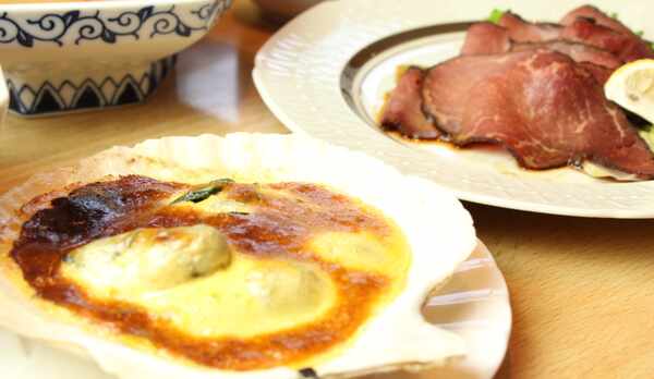 【夕食一例】料理自慢のオーナーが丁寧にお作りしています。