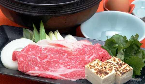 近江牛会席選択すきやき