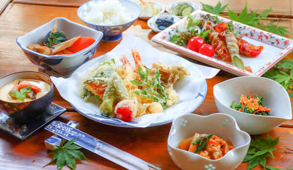 #日替わり夕食　野菜がメインの日替わりメニュー