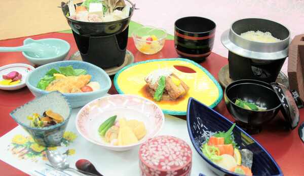 柏屋定番の竜神会席一例