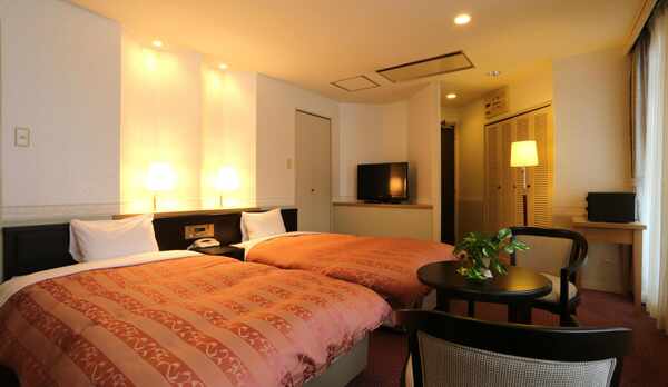 リニューアルした洋室ツインタイプ