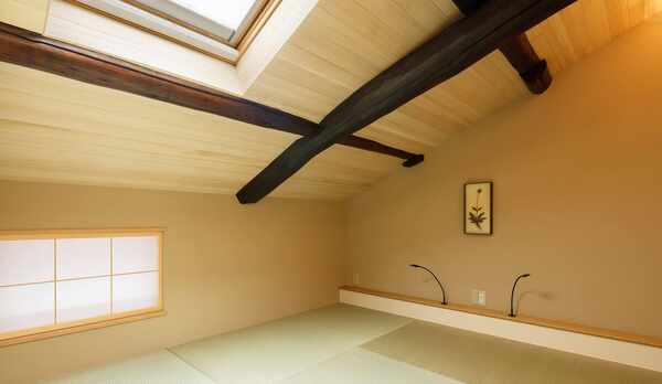 【２階 秘密の屋根裏部屋のような和室】