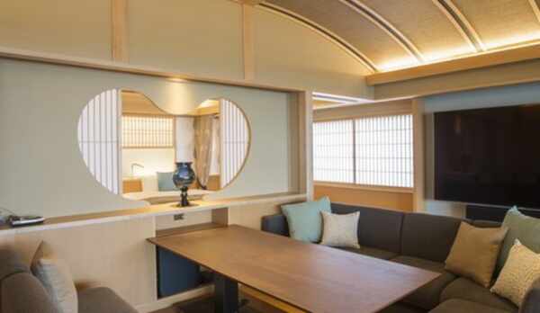 【禁煙】デザインフロアMINAMOバリアフリー露天風呂付和洋室201号室