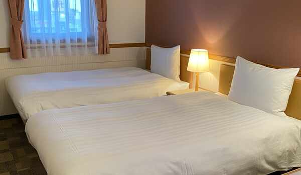 ★ツインルーム★ゆったりお二人でお休みできます