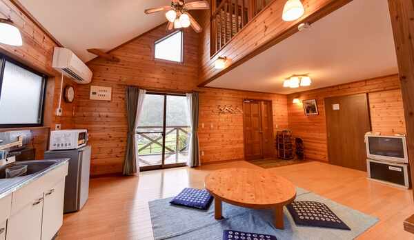 *【コテージ一例】アメニティも完備★大人数のグループさんやファミリーに人気！