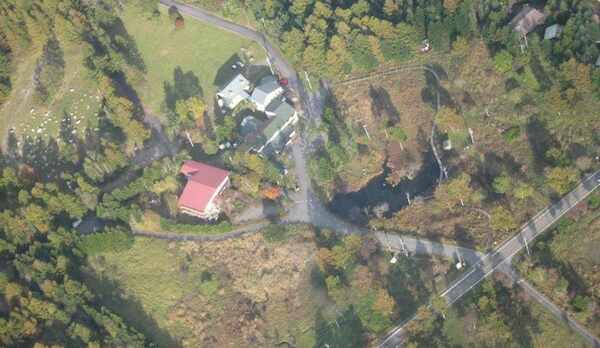 ヒュッテ霧ヶ峰航空写真