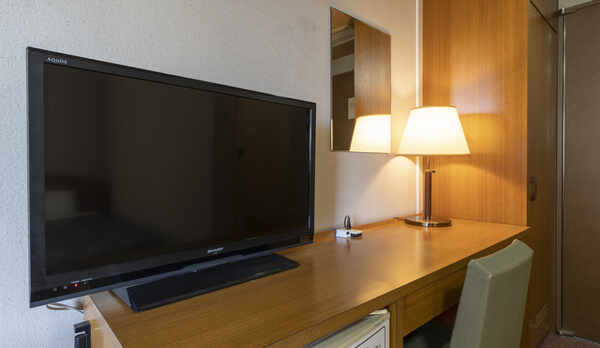 客室のテレビは全室液晶テレビです。