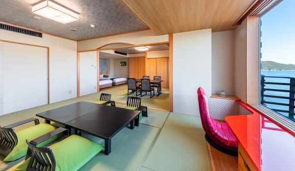 「南館」デラックス和洋室（一例）※お部屋により間取りや景観が異なります。