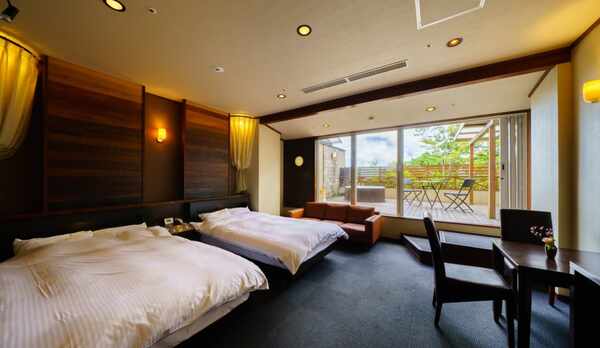 露天風呂付客室【洋室】