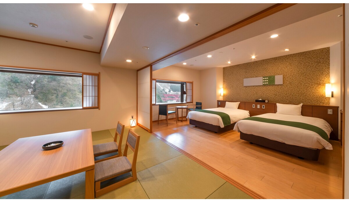 本館デラックス和洋室(全室川側)
