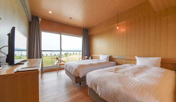 *【部屋(別館ネスト・ツインベッド・サンセットビュー)一例】カップル、ご夫婦におすすめ