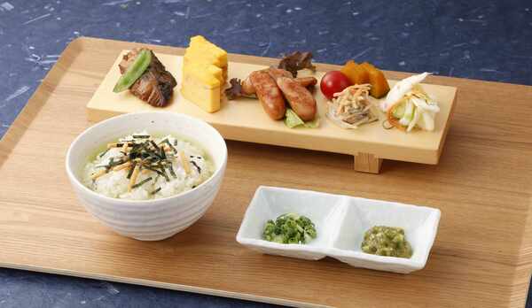 和朝食（お茶漬けバージョン）