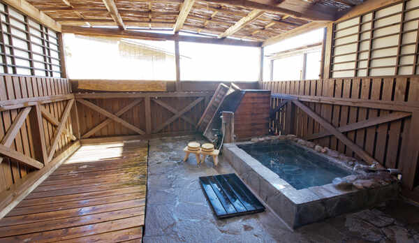 【温泉】　客室露天風呂