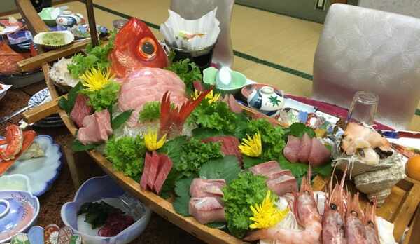 金目鯛の船盛り（例）