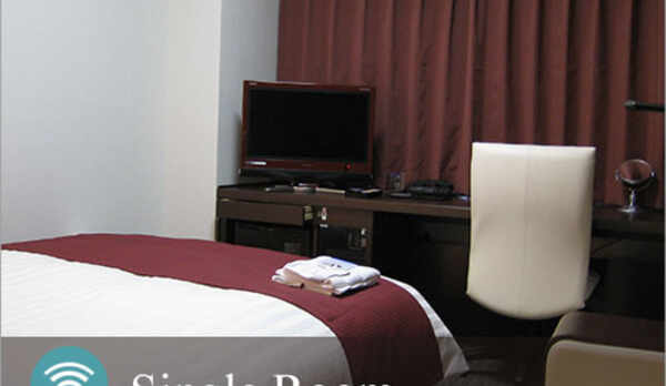 快適18平米ゆったり154cmサイズのベッド♪シングルルーム