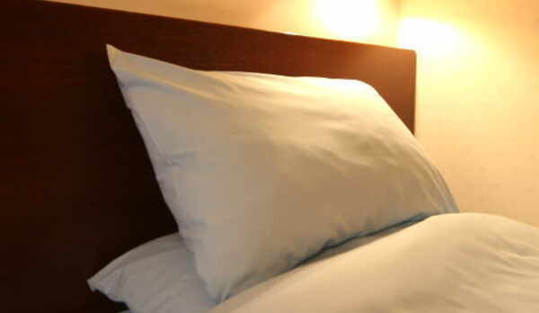 全室に硬さの違う２種類の枕を配置しています。