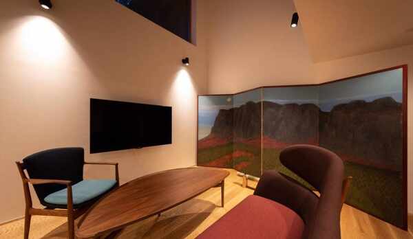 客室「Alba」（アルバ）150平米メゾネットタイプ／ドライサウナ付、1階2階それぞれにベッドルーム