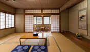 広々とした和室でお寛ぎください